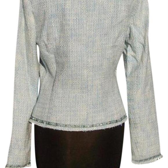 Cache Boucle Tweed Top Jacket Lined Embellished Beads Sequins Stones $198 NWT - Picture 8 of 8